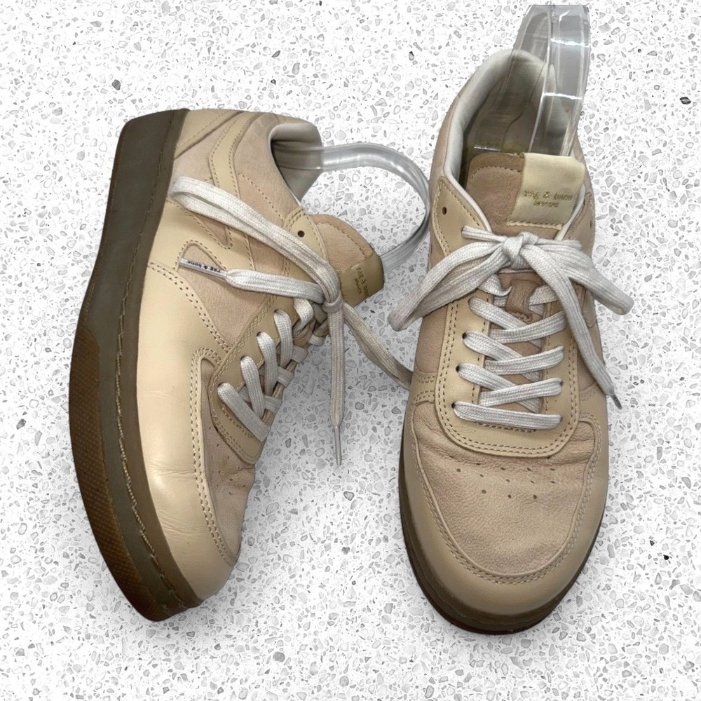 Rag & Bone Women's Retro Court Leather Sneakers‎ size 39.5 / US 9.5